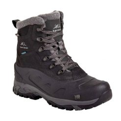 Buty zimowe męskie Karrimor Snowfur. Czarne buty trekkingowe męskie Karrimor, na zimę, bez wzorów, bez zapięcia, trekkingowe. W wyprzedaży za 356.99 zł.