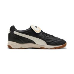 Sneakersy Puma King. Czarne buty trekkingowe męskie Puma, bez wzorów, ze skóry, bez zapięcia. W wyprzedaży za 324.50 zł.