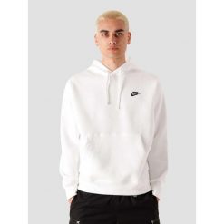 Mężczyzna>bluza Męskie Nike. Białe bluzy nierozpinane męskie Nike, m, bez wzorów, sportowe, bez ramiączek, bez kaptura. Za 319.99 zł.