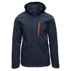 Męska Kurtka Nikko Soft Shell. Niebieskie kurtki męskie Hi-tec, m, bez wzorów, sportowe, bez ramiączek, bez kaptura. Za 316.99 zł.