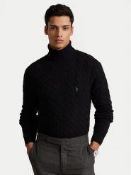 Polo Ralph Lauren Golf 710876836002 Czarny Regular Fit. Czarne kardigany męskie Polo Ralph Lauren, l, bez wzorów, z wełny, bez ramiączek. Za 719.99 zł.