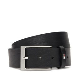 Pasek Męski Tommy Hilfiger. Czarne paski męskie Tommy Hilfiger, bez wzorów. Za 219.99 zł.