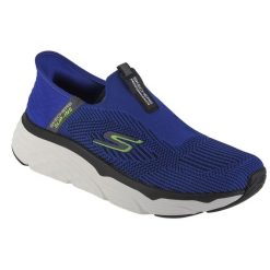 Buty sportowe Sneakersy męskie, Skechers Max Cushioning - Advantageous Slip-ins. Niebieskie buty sportowe na co dzień męskie Skechers, m, bez wzorów, casualowe, bez ramiączek, bez kaptura, trekkingowe. Za 489.99 zł.