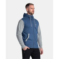Męska bluza z kapturem Kilpi SEARA-M. Niebieskie bluzy nierozpinane męskie Kilpi, m, bez wzorów, casualowe, bez ramiączek, z kapturem. Za 189.67 zł.