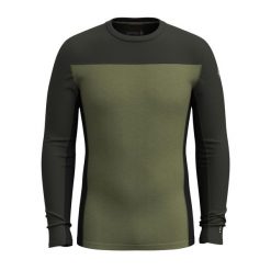 Longsleeve męski Smartwool Classic Thermal Merino Base Layer Colorblock. Zielone bielizna termoaktywna męska Smartwool, l, bez wzorów, z wełny, bez ramiączek, trekkingowe. Za 439.99 zł.