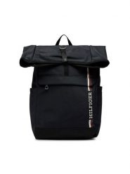 Tommy Hilfiger Plecak Th Monotype Rolltop Backpack AM0AM11792 Granatowy. Niebieskie plecaki męskie Tommy Hilfiger, bez wzorów, z materiału. Za 619.99 zł.