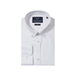 KOSZULA WHITE BUTTON DOWN. Białe koszule męskie Guns&tuxedos, m, bez wzorów, bez kołnierzyka, bez ramiączek. Za 139.99 zł.