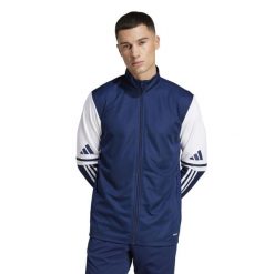 Spodnie piłkarskie ADIDAS Squadra 25 Trening. Kurtki treningowe męskie ADIDAS, m, z aplikacjami, bez kaptura, na fitness i siłownię. Za 139.99 zł.
