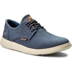 Półbuty SKECHERS - Borges 64629/NVY Navy. Codzienne półbuty męskie Skechers. W wyprzedaży za 209.00 zł.
