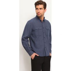 KOSZULA DŁUGI RĘKAW MĘSKA REGULAR FIT. Koszule męskie TOP SECRET. W wyprzedaży za 59.99 zł.