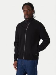 Calvin Klein Kardigan LV040EM324 Czarny Regular Fit. Czarne kardigany męskie Calvin Klein, bez wzorów, z wiskozy, bez kołnierzyka, bez ramiączek. Za 759.99 zł.