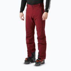 Spodnie narciarskie męskie Helly Hansen Alpha Lifaloft. Czerwone spodnie narciarskie i snowboardowe męskie Helly Hansen, bez wzorów, narciarskie. W wyprzedaży za 1,260.50 zł.