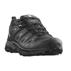 Buty trekkingowe męskie Salomon X Ultra Pioneer Gtx. Czarne buty trekkingowe męskie Salomon, bez wzorów, z gumy, sportowe, bez obcasa, bez zapięcia. Za 629.00 zł.