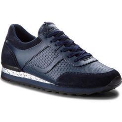 Sneakersy TRUSSARDI JEANS - 77A00104 U280. Niebieskie buty sportowe na co dzień męskie TRUSSARDI JEANS, z jeansu, eleganckie. Za 549.00 zł.