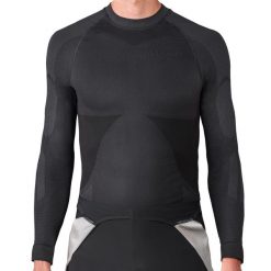 Koszulka Termoaktywna do turystyki i na rower LUXA Silver Plus Zimowa. Czarne bielizna termoaktywna męska LUXA, m, bez wzorów, bez ramiączek, rowerowe. Za 259.00 zł.