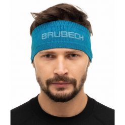 Opaska termoaktywna unisex Brubeck 3D PRO. Czarne bielizna termoaktywna męska Brubeck, bez wzorów, z elastanu, bez ramiączek, do biegania. Za 44.99 zł.
