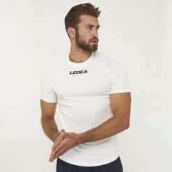 Koszulka multisport treningowa LIPSIA biała. Białe t-shirty sportowe męskie Legea, s, bez wzorów, sportowe, bez ramiączek. Za 70.00 zł.