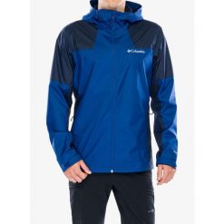 Kurtka przeciwdeszczowa męska Columbia Inner Limits III Jacket. Niebieskie kurtki męskie Columbia, m, bez wzorów, sportowe, bez ramiączek, bez kaptura. Za 373.99 zł.