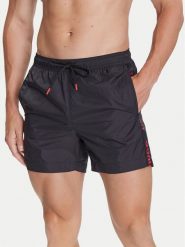 HUGO Szorty kąpielowe Fab 50500973 Czarny Regular Fit. Czarne kąpielówki męskie Hugo, bez wzorów, z syntetyku. Za 259.99 zł.