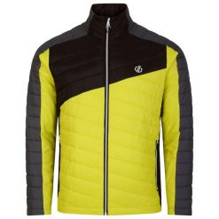 Kurtka Ocieplana Męska Descending. Żółte kurtki męskie Dare 2B, m, bez wzorów, z puchu, sportowe, bez ramiączek, bez kaptura. Za 130.99 zł.