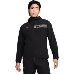 Bluza z kapturem Nike Unlimited, Mężczyźni. Czarne bluzy nierozpinane męskie Nike, m, bez wzorów, z poliesteru, sportowe, bez ramiączek, z kapturem. Za 534.99 zł.