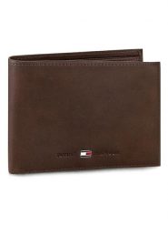 Tommy Hilfiger Portfel Johnson Cc And Coin Pocket AM0AM00659 Brązowy. Brązowe portfele męskie Tommy Hilfiger, bez wzorów, z nubiku. Za 239.99 zł.
