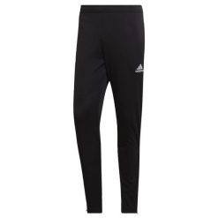 Spodnie Entrada 22 Training. Czarne długie spodnie sportowe męskie ADIDAS, bez wzorów, do piłki nożnej. Za 179.00 zł.