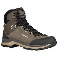 Buty trekkingowe męskie Lowa Ranger Gtx. Brązowe buty trekkingowe męskie Lowa, bez wzorów, z materiału, za kostkę, bez zapięcia. Za 1,227.00 zł.