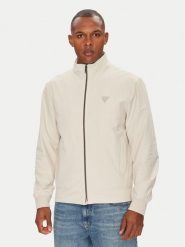 Guess Kurtka przejściowa M4YL13 WEZ70 Beżowy Regular Fit. Brązowe kurtki męskie Guess, m, z aplikacjami, z syntetyku, bez ramiączek, bez kaptura. Za 399.99 zł.