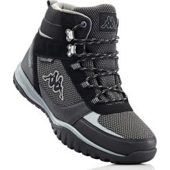Kozaki sznurowane Kappa bonprix czarno-szary. Czarne buty zimowe męskie marki bonprix. Za 239.99 zł.