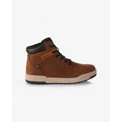 Kilpi LOMAR HIGH WP-M męskie buty sportowe do rekreacji. Brązowe buty trekkingowe męskie Kilpi, bez wzorów, z nylonu, bez zapięcia, trekkingowe. Za 417.41 zł.