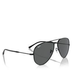 Okulary przeciwsłoneczne Ray-Ban. Czarne okulary przeciwsłoneczne męskie Ray-Ban, bez wzorów. Za 559.99 zł.