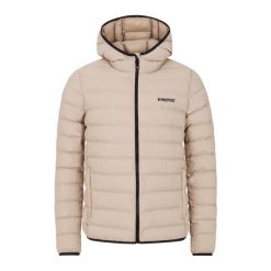 Protest PRTBASSO outdoor pufferjacket - BambooBeige. Brązowe kurtki outdoor męskie Protest, m, bez wzorów, bez kaptura, outdoorowe. Za 383.00 zł.