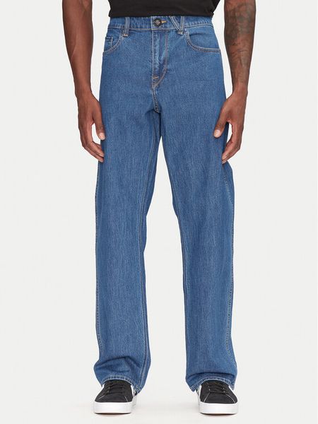Volcom Jeansy Modown A1931900 Niebieski Relaxed Fit. Niebieskie jeansy męskie Volcom, bez wzorów, z bawełny. Za 199.99 zł.
