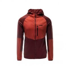 Bluza sportowa męska Hi-Tec Camil M. Czerwone bluzy z kapturem męskie Hi-tec, l, bez wzorów, z kapturem. Za 217.00 zł.