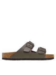 Birkenstock Klapki Arizona 1029153 Brązowy. Brązowe klapki i japonki męskie Birkenstock, bez wzorów, ze skóry. Za 399.99 zł.