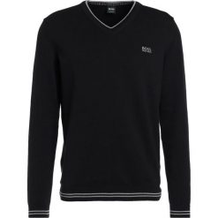 BOSS ATHLEISURE ZOME Kardigan black. Czarne swetry męskie BOSS ATHLEISURE, z bawełny. Za 669.00 zł.