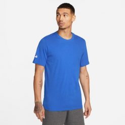 Koszulka sportowa męska Nike Park 20 Tee. Niebieskie t-shirty sportowe męskie Nike, m, bez wzorów, sportowe, bez ramiączek. Za 89.99 zł.
