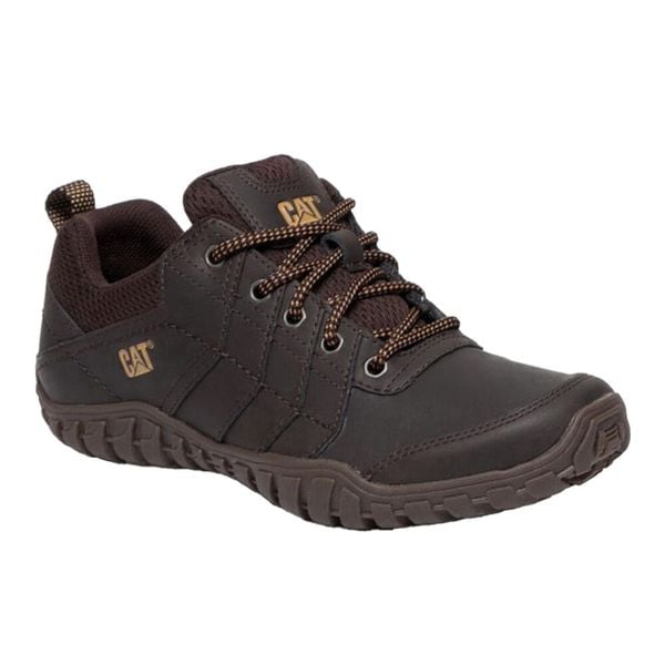 Męskie Zamszowe Buty Sportowe Instruct. Niebieskie buty trekkingowe męskie CATerpillar, bez wzorów, z zamszu, bez zapięcia, trekkingowe. Za 622.99 zł.