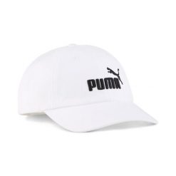Młodzieżowa czapka z daszkiem z logo No. 1 ESS PUMA White. Biała czapki męskie Puma, bez wzorów, klasyczne. Za 45.99 zł.