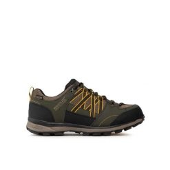 Buty męskie trekkingowe Regatta Samaris Low II. Zielone buty trekkingowe męskie Regatta, bez wzorów, bez zapięcia, trekkingowe. Za 219.00 zł.