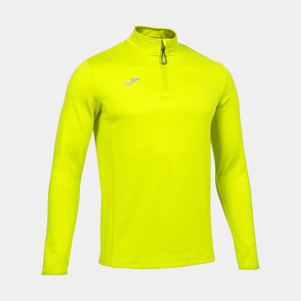 Bluza do biegania męska Joma Running night. Żółte bluzy nierozpinane męskie Joma, m, bez wzorów, z poliesteru, sportowe, bez ramiączek, bez kaptura. Za 113.00 zł.