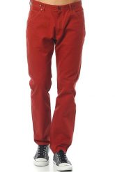 LEE LOGGER MĘSKIE SPODNIE MATERIAŁOWE RUMBA RED L750GL55. Czerwone spodnie na co dzień męskie Lee, bez wzorów, z jeansu. Za 199.99 zł.