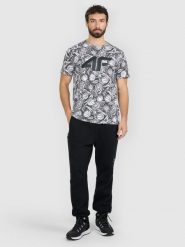 4F Spodnie dresowe joggery męskie - czarne XL. Czarne spodnie dresowe męskie 4f, bez wzorów, z dresówki. Za 189.99 zł.