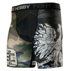 Spodenki Vale Tudo do MMA męskie EXTREME HOBBY POLSKA CAMO. Brązowe szorty sportowe męskie EXTREME HOBBY, bez wzorów, z elastanu, sportowe. Za 179.00 zł.