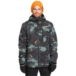 Kurtka snowboardowa męska Quiksilver Mission Printed. Kurtki męskie Quiksilver, m, bez wzorów, bez kaptura, snowboardowy. Za 719.99 zł.