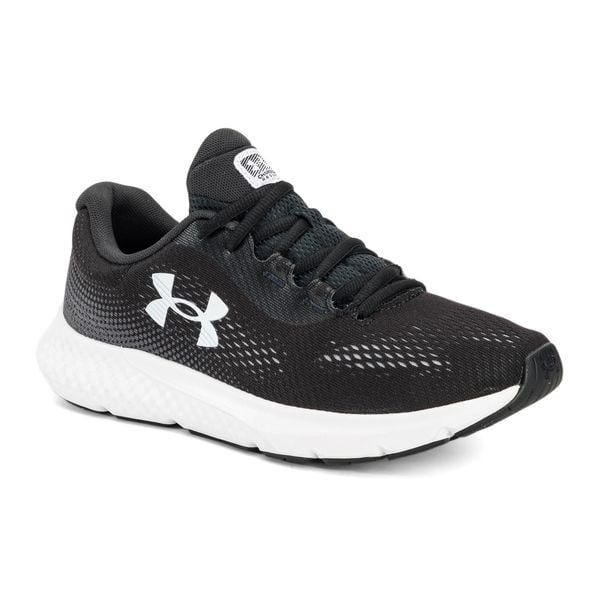 Buty do biegania męskie Under Armour Charged Rogue 4. Czarne buty do biegania męskie Under Armour, bez wzorów, bez zapięcia, do biegania. Za 259.99 zł.