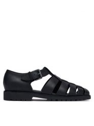 Polo Ralph Lauren Sandały 803961442002 Czarny. Czarne sandały męskie Polo Ralph Lauren, ze skóry, bez zapięcia. Za 859.99 zł.