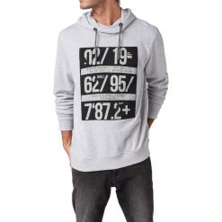Bluza turystyczna męska Tom Tailor Hoodie Artwork. Szare bluzy nierozpinane męskie Tom Tailor, m, bez wzorów, z bawełny, casualowe, bez ramiączek, z kapturem. W wyprzedaży za 115.00 zł.