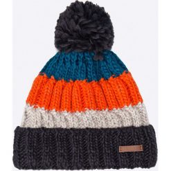 Barts - Czapka Wilhelm Beanie navy. Niebieskie czapki męskie Barts, na zimę, z dzianiny. W wyprzedaży za 99.90 zł.